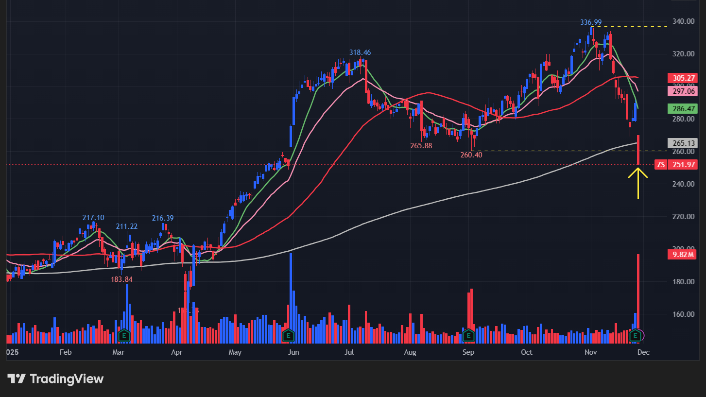 ジィ―スケーラ(ZS)のチャート